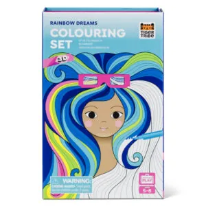 COFFRET COLORIAGE : RAINBOW DREAM - TIGER TRIBE