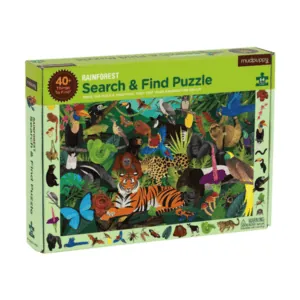 PUZZLE CHERCHE ET TROUVE : Rainforest - 64 pièces