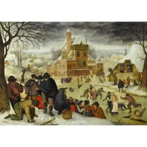 PUZZLE D-TOYS - P. BREUGHEL : HIVER - 1000 PIECES