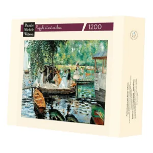 PUZZLE BOIS WILSON - A. RENOIR : La Grenouillère - 1200 pièces
