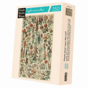 PUZZLE BOIS WILSON - A. MILLOT : Fleurs pour tours - 250 pièces