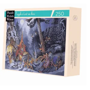 PUZZLE BOIS WILSON - F. MAGNIN : Fête de nuit - 250 pièces