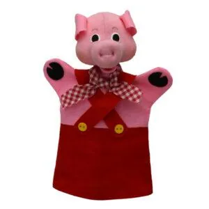 MARIONNETTE PETIT COCHON ROUGE - BASS AND BASS
