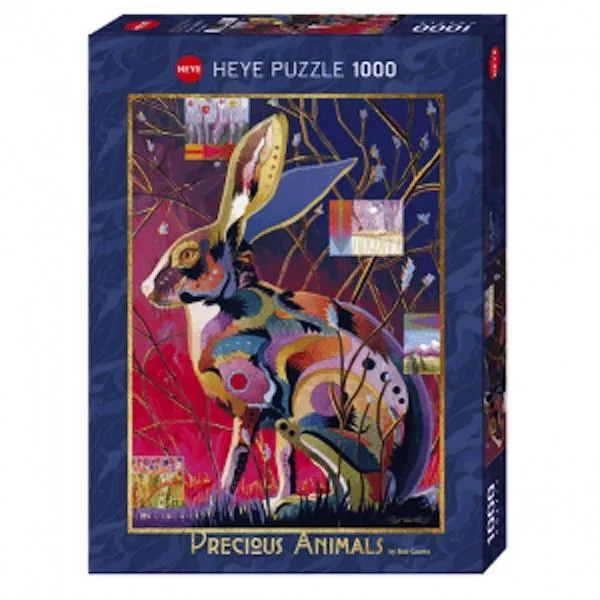 PUZZLE HEYE PRECIOUS ANIMALS - B. COONTS : AUX AGUETS - 1000 PIECES
