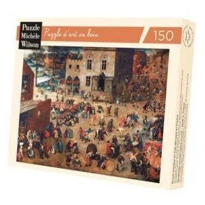 PUZZLE BOIS WILSON - BRUEGEL : JEUX D'ENFANTS - 150 PIECES