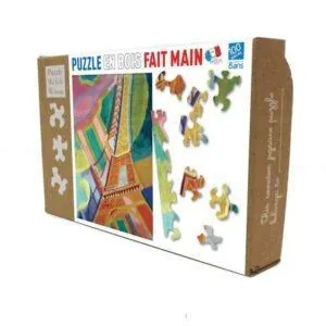 PUZZLE BOIS WILSON - R. DELAUNAY : TOUR EIFFEL - 100 PIECES