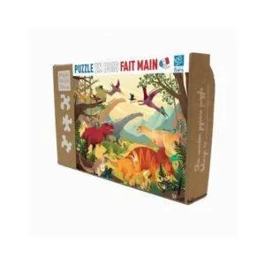 PUZZLE BOIS WILSON - C. DUPONT : JURASSIQUE - 100 PIECES