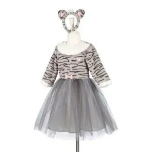 DEGUISEMENT ROBE CATIA + SERRE TETE CHAT 3/4 ANS - SOUZA