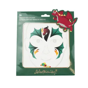 Autocollants pour le visage - théme dragon