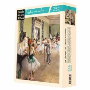 PUZZLE BOIS WILSON - E. DEGAS : LA CLASSE DE DANSE : 250 PIECES