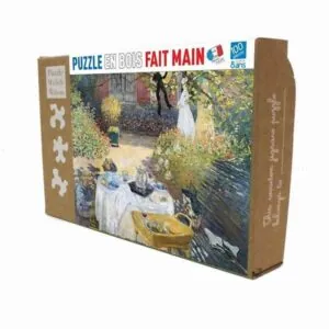 PUZZLE BOIS WILSON - C. MONET : LE DEJEUNER - 100 PIECES