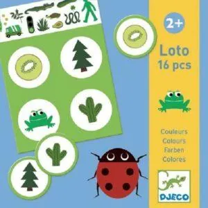 LOTO DES COULEURS 16 PCS-DJECO