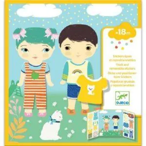 CREER AVEC DES STICKERS LES HABITS-DJECO