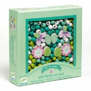 PERLE BOIS FEUILLES ET FLEURS