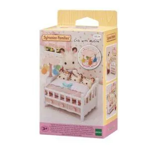 LE LIT DE BEBE ET LE MOBILE SYLVANIAN FAMILIES