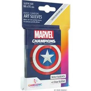 GG - 50 SLEEVES MARVEL CHAMPIONS CAPTAIN AMERICA