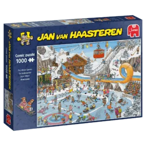 PUZZLE JAN VAN HAASTEREN : JEUX D'HIVER - 1000 PIECES