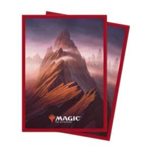 MTG - 100 UNSTABLE SLEEVES MONTAGNE