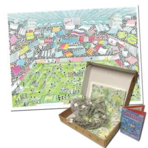 PUZZLE FORMICHE - F. VETTORI : STADE DE FOOTBALL - 1080 PIECES