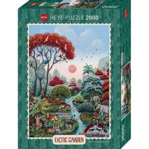 PUZZLE HEYE - EXOTIC GARDEN : Wildlife Paradise - 2000 pièces