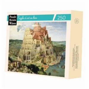 PUZZLE BOIS WILSON - BRUEGEL : LA TOUR DE BABEL - 250 PIECES