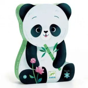 PUZZLE DJECO SILHOUETTE : LEO LE PANDA - 24 PIECES