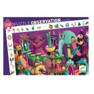 PUZZLE DJECO OBSERVATION : DANS UN JEU VIDEO - 200 PIECES