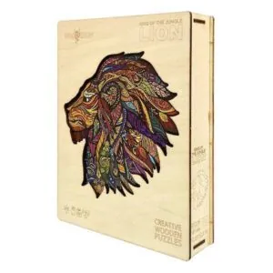 PUZZLE BOIS WOODBESTS : LE ROI DE LA JUNGLE - 197 PIECES