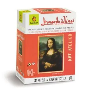 PUZZLE ART ATELIER LUDATTICA : LEONARD DE VINCI : LA JOCONDE - 252 PIECES + ACTIVITE