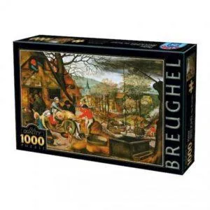 PUZZLE D-TOYS - P. BREUGHEL : L'AUTOMNE - 1000 PIECES
