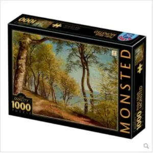 PUZZLE D-TOYS - P. M. MONSTED : BOULEAUX SUR UNE COTE - 1000 PIECES