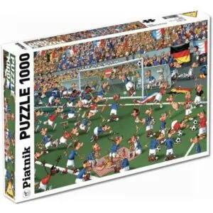PUZZLE PIATNIK - F. RUYER : LE TERRAIN DE FOOTBALL - 1000 PIECES