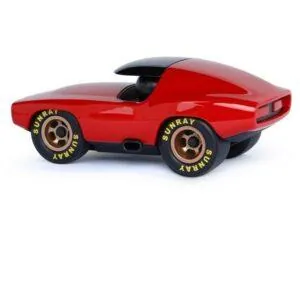 PLAYFOREVER - VOITURE VERVE FASTBACK LEAD BELTY ROUGE - 16CM