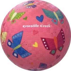 BALLON CAOUTCHOUC NATUREL PAPILLON 18 CM