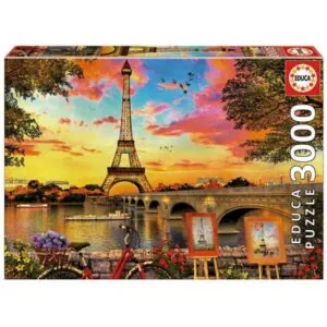 PUZZLE EDUCA : COUCHER DE SOLEIL A PARIS - 3000 PIECES
