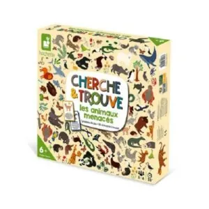 CHERCHE ET TROUVE ANIMAUX MENACES JANOD