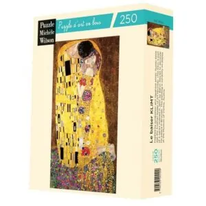 PUZZLE BOIS WILSON - G. KLIMT : LE BAISER - 250 PIECES