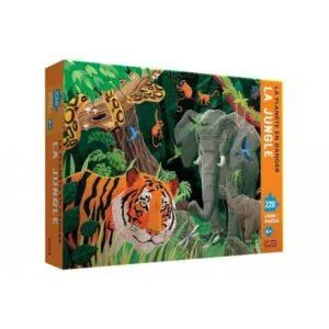 PUZZLE SASSI - LA PLANETE EN DANGER : LA JUNGLE - 220 PIECES