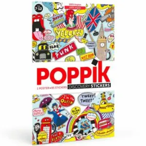 MON POSTER EN STICKERS STREET ART  6-12 ANS