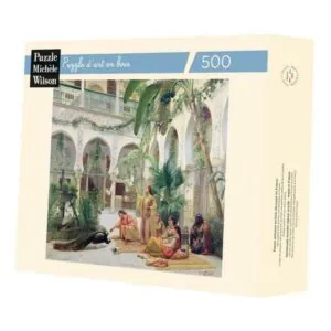 PUZZLE BOIS WILSON - P-A. GIRARD : LA COUR DU HAREM - 500 PIECES
