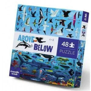 PUZZLE CROCODILE CREEK : DESSOUS DESSUS AIR ET MER - 48 PIECES