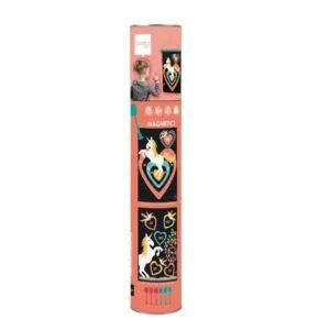 JEU DE FLECHETTES MAGNETIQUES LIORNE AVEC DES PAILLETTES  36X55 CM-SCRATCH