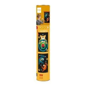 JEU DE FLECHETTES MAGNETIQUES 36X55CM - MONSTRE FOU - SCRATCH