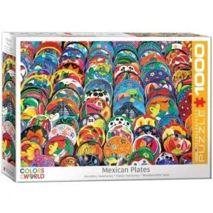 PUZZLE EUROGRAPHICS : ASSIETTES MEXICAINES - 1000 PIECES
