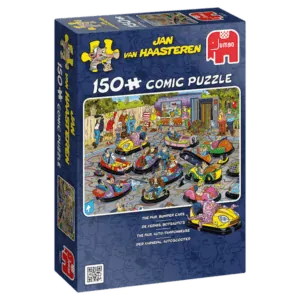 PUZZLE JAN VAN HAASTEREN : LE CARNAVAL AUTO-TAMPONNAUSE - 150 PIECES
