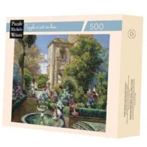 PUZZLE BOIS WILSON - M.G. RODRIGUEZ : FONTAINE DE L'ALCAZAR - 500 PIECES
