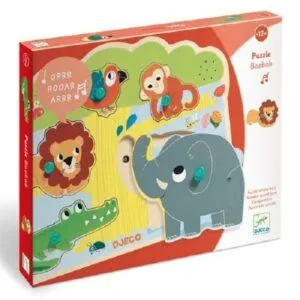 PUZZLE DJECO ENCASTREMENT SONORE : BAOBAB