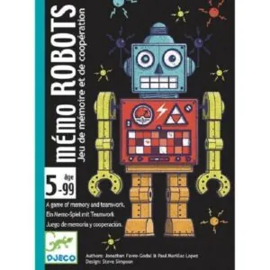 JEU DE CARTES MEMO ROBOT - DJECO