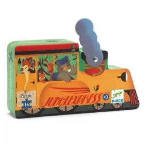 PUZZLE DJECO SILHOUETTE : LOCOMOTIVE 16 PIECES