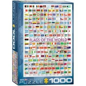 PUZZLE EUROGRAPHICS : DRAPEAUX DU MONDE - 1000 PIECES